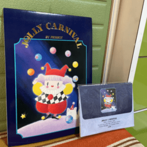 76910 Showa Retro Midori JOLLY CARNIVAL Letter Set (Blue)