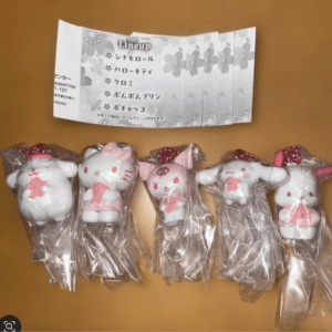 77392 Sanrio Characters One-Tone Mascot - Cherry Blossom - Complete Set of 5 Types