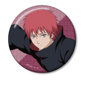 77418 [Merchandise - Badge] NARUTO Shippuden Original Illustration Sasori Fighting in a Tree ver. 75mm Glitter Can Badge