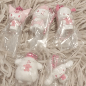 77420 Sanrio Characters One-Tone Mascot ~Sakura~ Complete Set of 5 Types