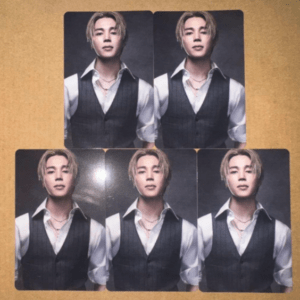 77528 BTS ARIRANG Japan Store Bonus Photocard Tower Records Jimin 5 cards