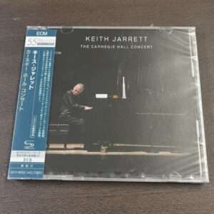 Keith Jarrett Carnegie Hall Concert CD with blue Japanese obi strip on the left side.