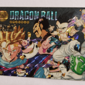 Dragon Ball trading card showing multiple characters in action with the title 'DRAGON BALL' at the top.