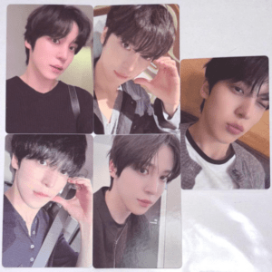 Six-panel collage of a young man with dark hair posing in different selfies on a light background.