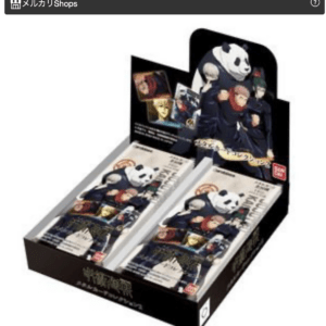 Display stand showing two stacks of panda-themed manga/comics on a black retail rack, ready for sale.