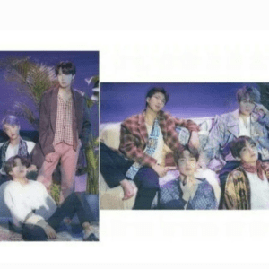 Group photo of several young men in 1990s-inspired outfits posing in a studio with a purple gradient backdrop (retro fashion vibe).