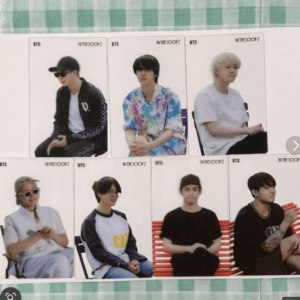 Promotional collage of six portrait cards from a K-pop group, each person posing against a white background with 'IN THE SOOP 2' text at the top.