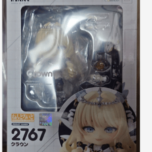 Nendoroid box (No. 2767) Crown figure by Good Smile Company, featuring an anime character with blonde hair and a crown on the box art.