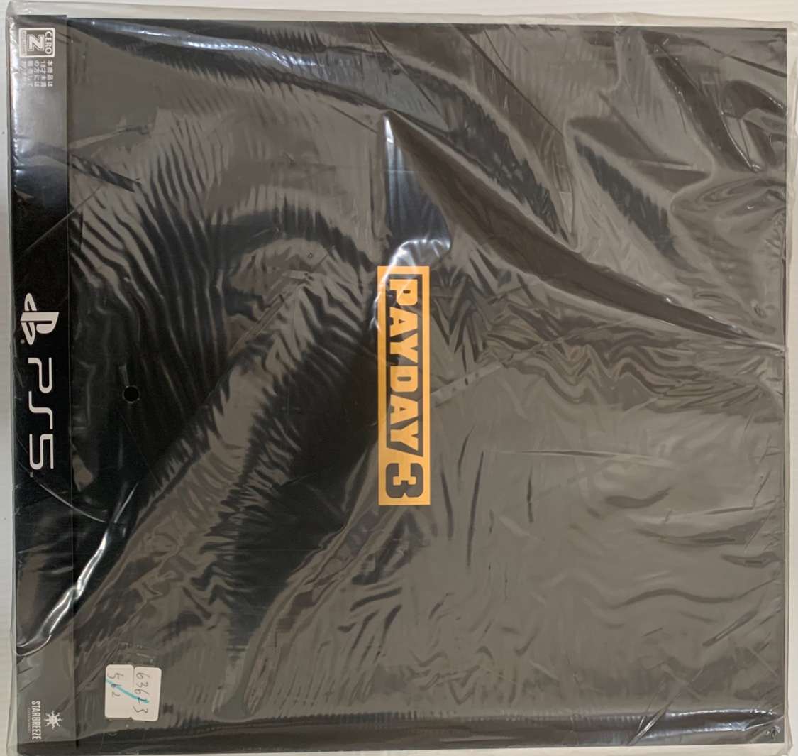 Img_2562 - Articulos Japan (post Box Japan) Unopened PlayStation 5 game box for Payday 3, sealed in plastic with an orange Payday 3 logo on the front edge? Articulos Japan (Post Box Japan)