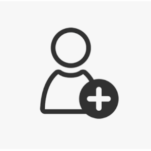 Add new user (plus sign icon indicating adding a user)