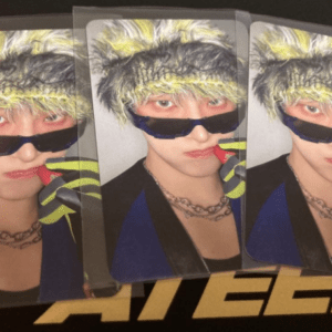 90621 ATEEZ Mingi Makestar Exclusive Photocard (Strawberry)