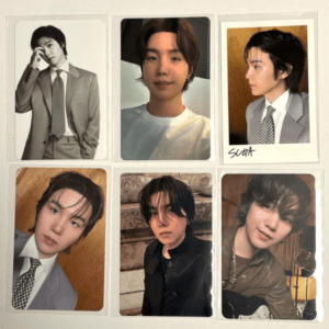 90751  BTS ARIRANG Deluxe Vinyl – Yoongi Photocard & Other Items (Set of 6)