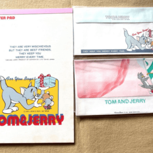 92023 Showa-Retro Style Tom and Jerry Letter Set
