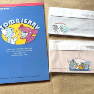 92025 Showa-Retro Style Tom and Jerry Letter Set