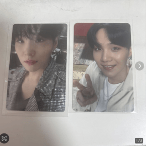 92294 BTS SUGA (Yoongi) MAP OF THE SOUL Photocard Set (2 Cards)