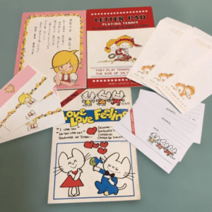 93026 Showa-era Retro/Cute Letter Sets (Bulk Lot)