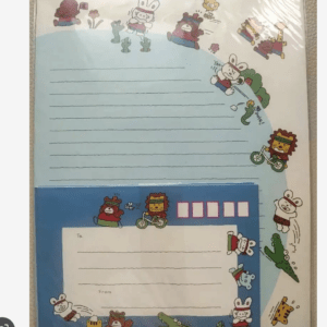 93127 Retro-style "Good Luck Triathlon Animal" letter set