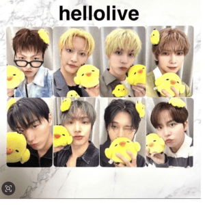 93413 ATEEZ Hellolive In-person & Video Call Event Photocards
