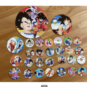 93806 Dragon Ball Z Round Menko Large Set – 29 Pieces