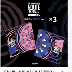 94067 xikers 7TH MINI ALBUM ROUTE ZERO