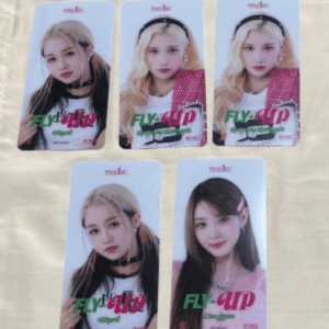 94664 Kep1er HMV Clear Bookmark & ​​Card – Bahiyyih, Chaehyun, Hikaru