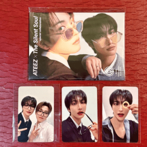 94675 ATEEZ "Silent Soul" Collaboration Bonus Trading Card & Photobook Set
