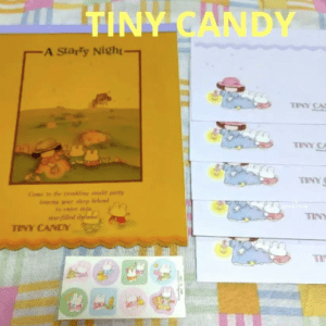 97248 TINY CANDY Letter Paper & Envelopes – Showa Retro