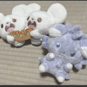 97109 Pokepeace Ichiban Kuji Prize F: Plush Mascot 2-Type Set