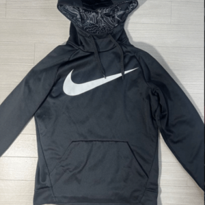 97580 NIKE Dri-FIT Men's Hoodie - Size M - Black - Big Swoosh