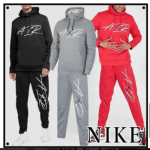 97546 Nike Jordan Air Pullover Hoodie - Black