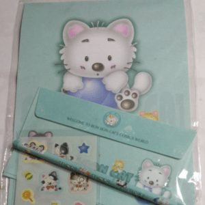 98334 BON-BON CAT Stationery Set (Letter Set, Pencils, Stickers)