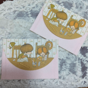 98258 Sanrio Hallmark Envelope Set (2 Envelopes) – 1970s Showa Retro –