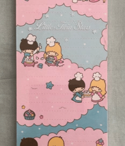 98916 Little Twin Stars (Kiki & Lala) / Tear-off Memo Pad