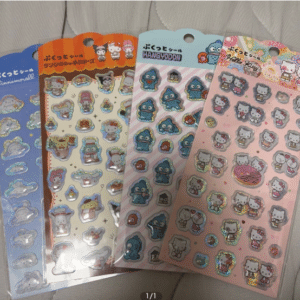 99364 Sanrio Puffy Sticker 4-Sheet Set