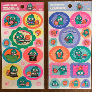 99718 Hangyodon Fluorescent Retro Sticker Set (2 Sheets)