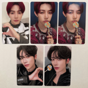 100233 )ZB1 Zhang Hao & Ricky Trading Card Set (5 Cards)