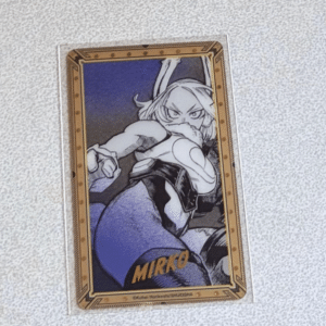 100889 My Hero Academia Exhibition: Mirko Foil-Stamped Clear Card
