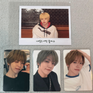 101347 AHOF Woongi "Higher" Pre-order Bonus Trading Card & "RUN TO YOU" Set