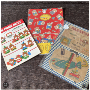 101857 Gentle Bear "Trip to Wonderland" Letter Set/ mercari  ac