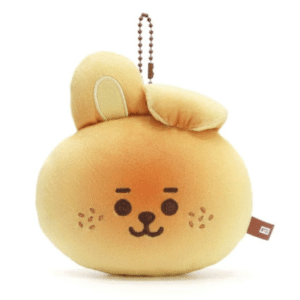 102020 BT21 Bakery Face Mascot Keyring - COOKY