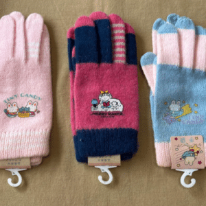 102546 (3 pairs of Showa-era retro-style fancy gloves